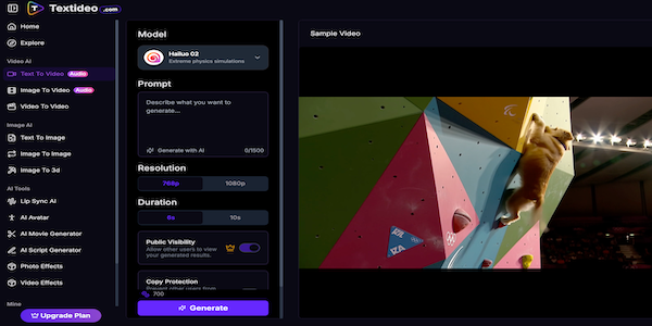 textideo.com screenshot 1