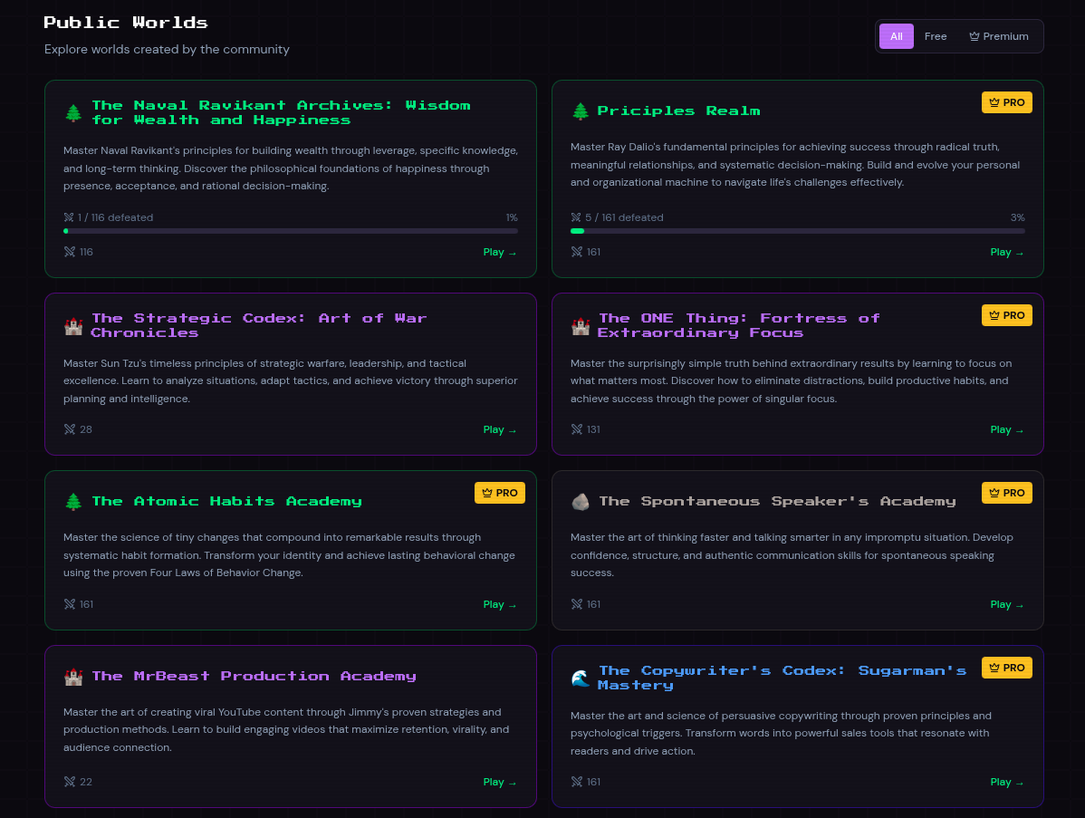 StudyRPG screenshot 2