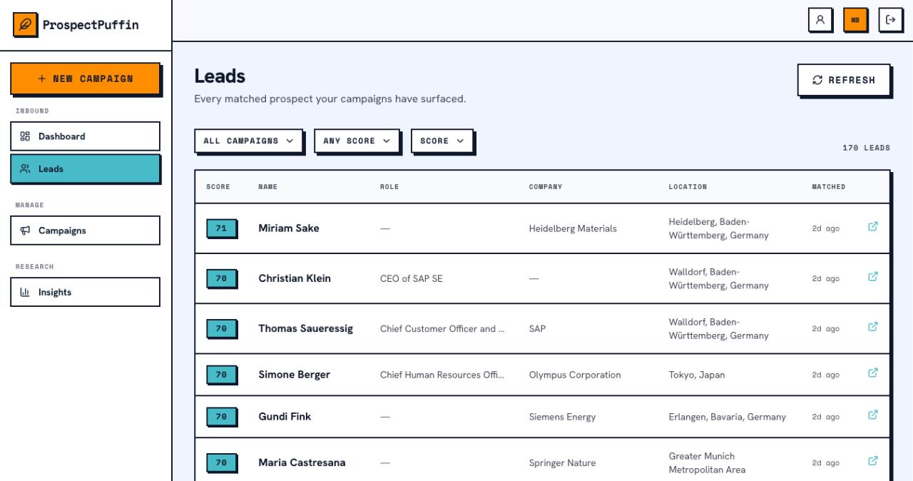ProspectPuffin screenshot 1