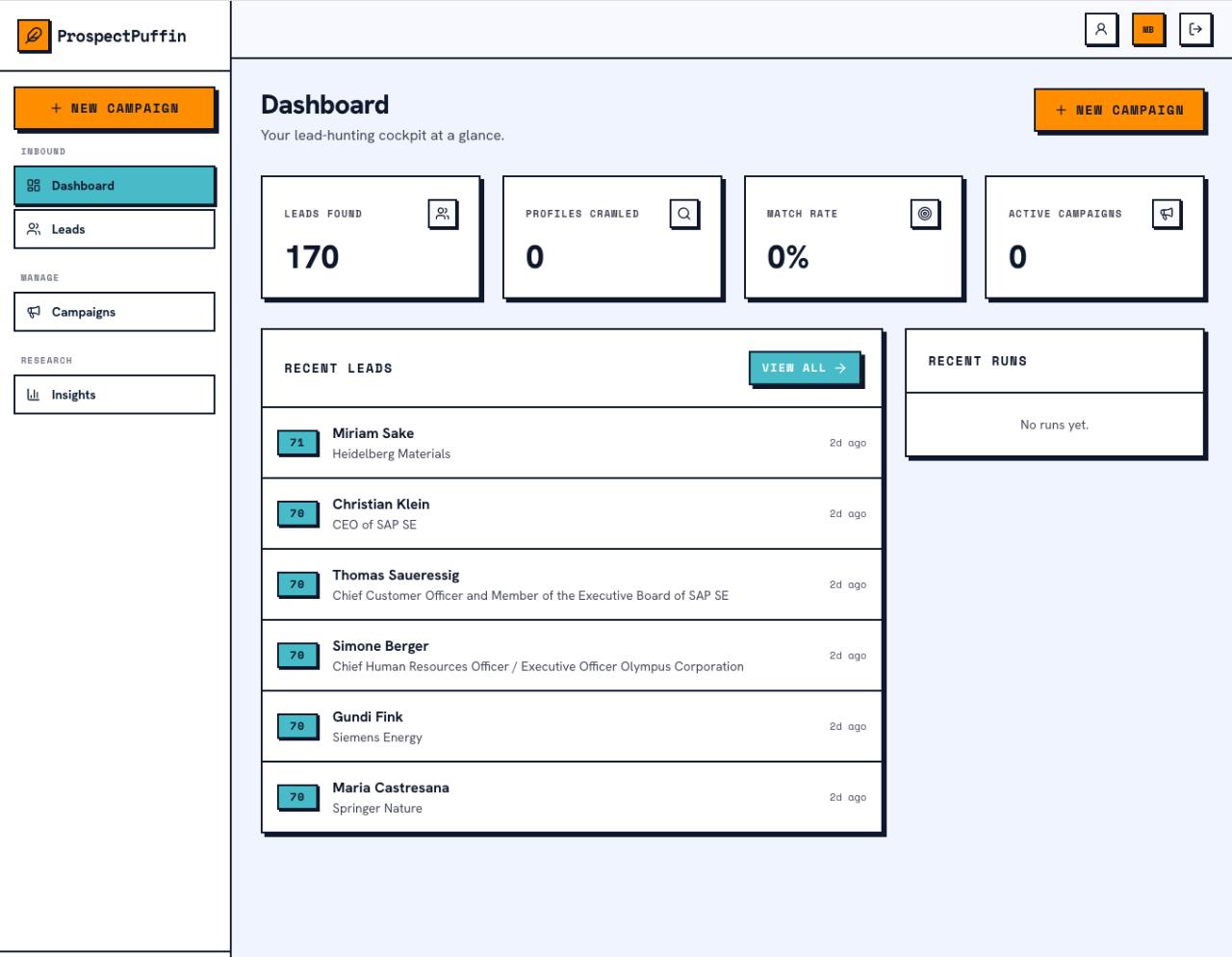 ProspectPuffin screenshot 2